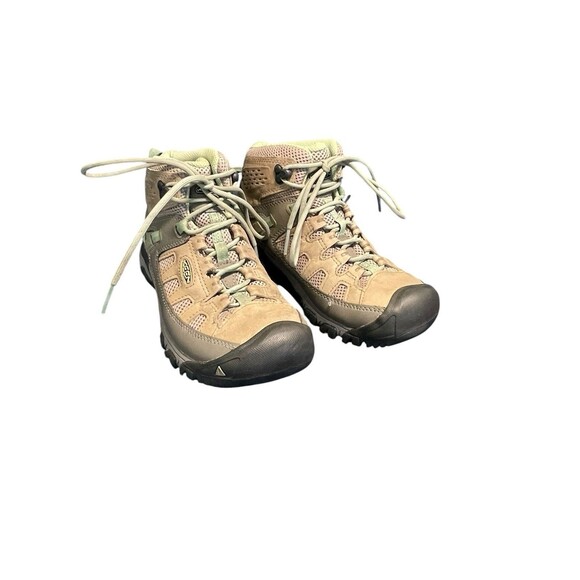 Keen Targhee Vent Mid Hiking Boots Women's Size 7‎ Brown Green Lace Up Outdoor - Picture 2 of 14